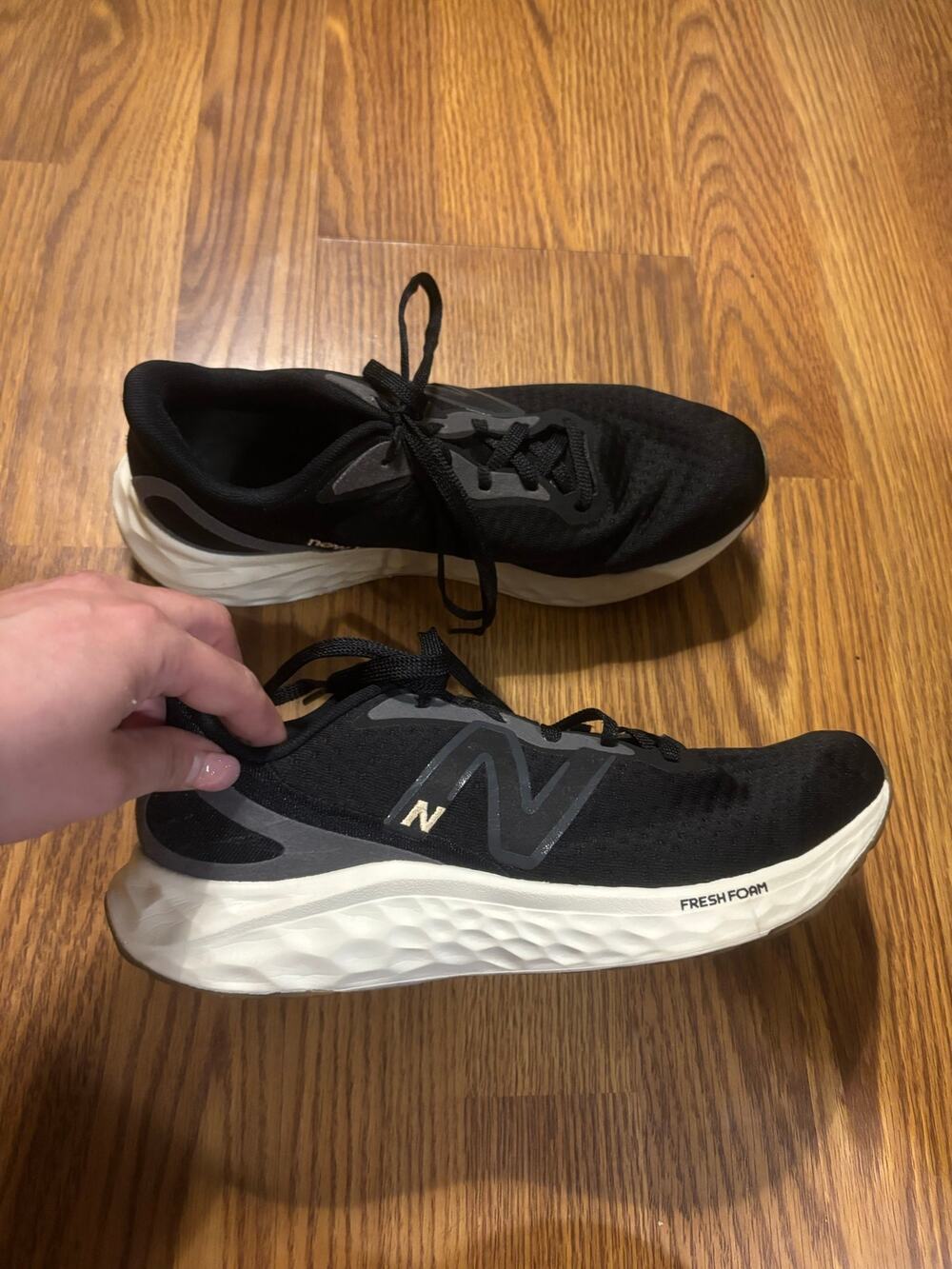 Black and White New Balance Running/ Athletic Sneakers Only